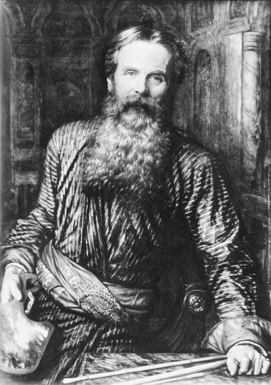 Selvportrett, 1875 av William Holman Hunt