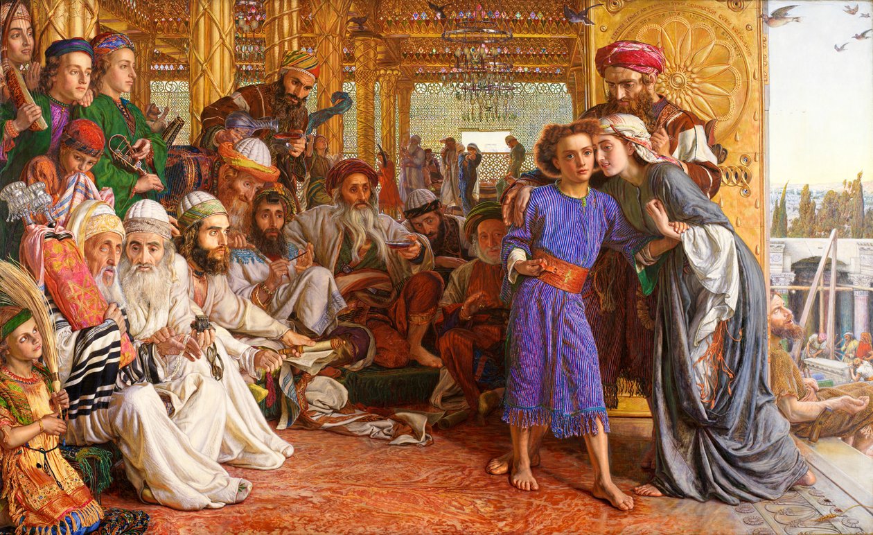 Frelserens funn i templet av William Holman Hunt