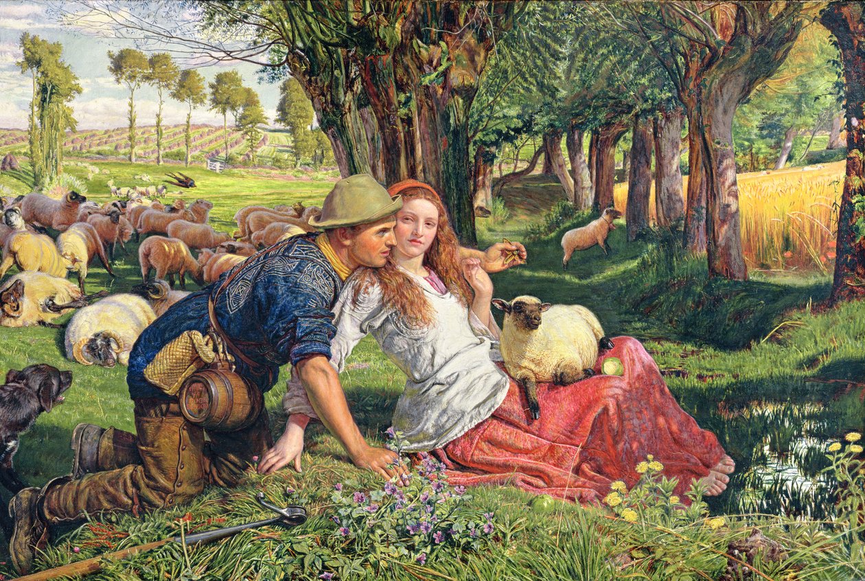 Den innleiende hyrden av William Holman Hunt