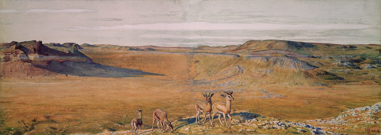 Villmarken i Gizeh, 1854 av William Holman Hunt