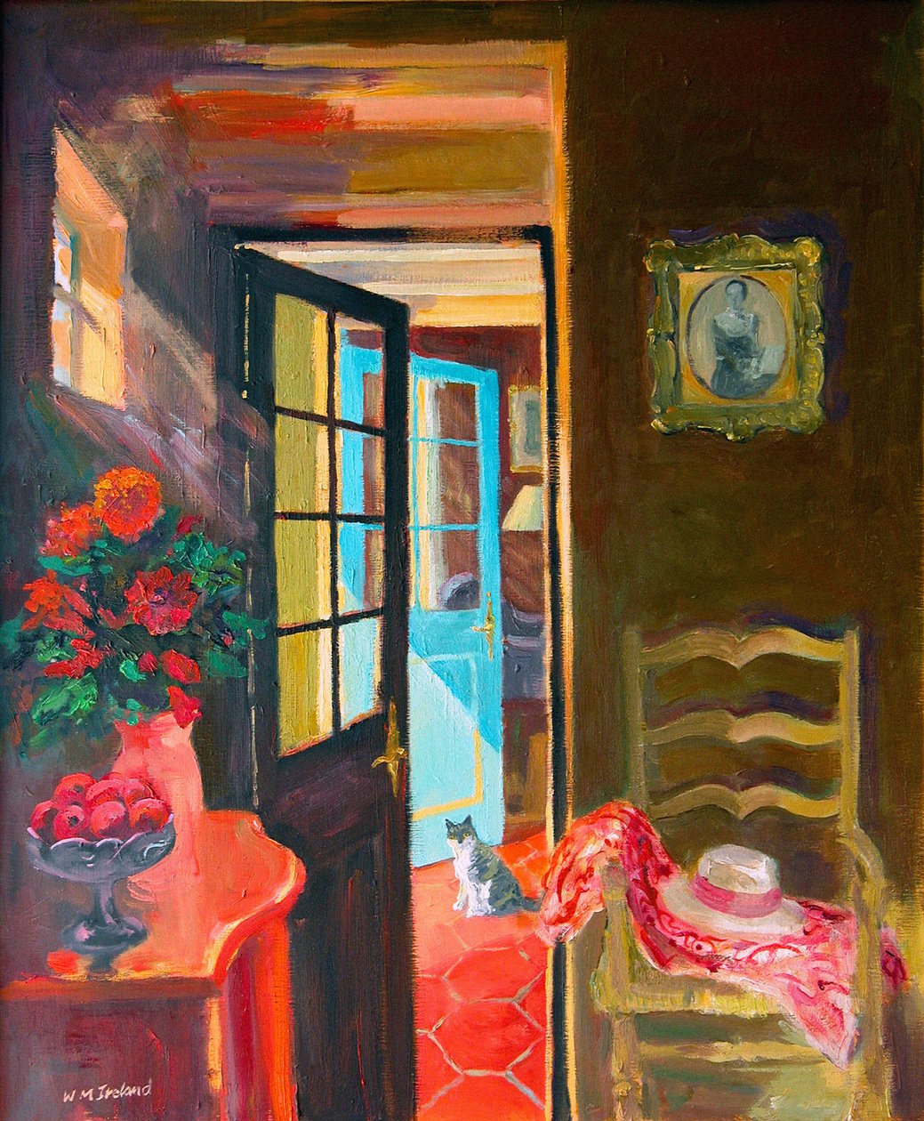 Blå dør, 2003 av William Ireland