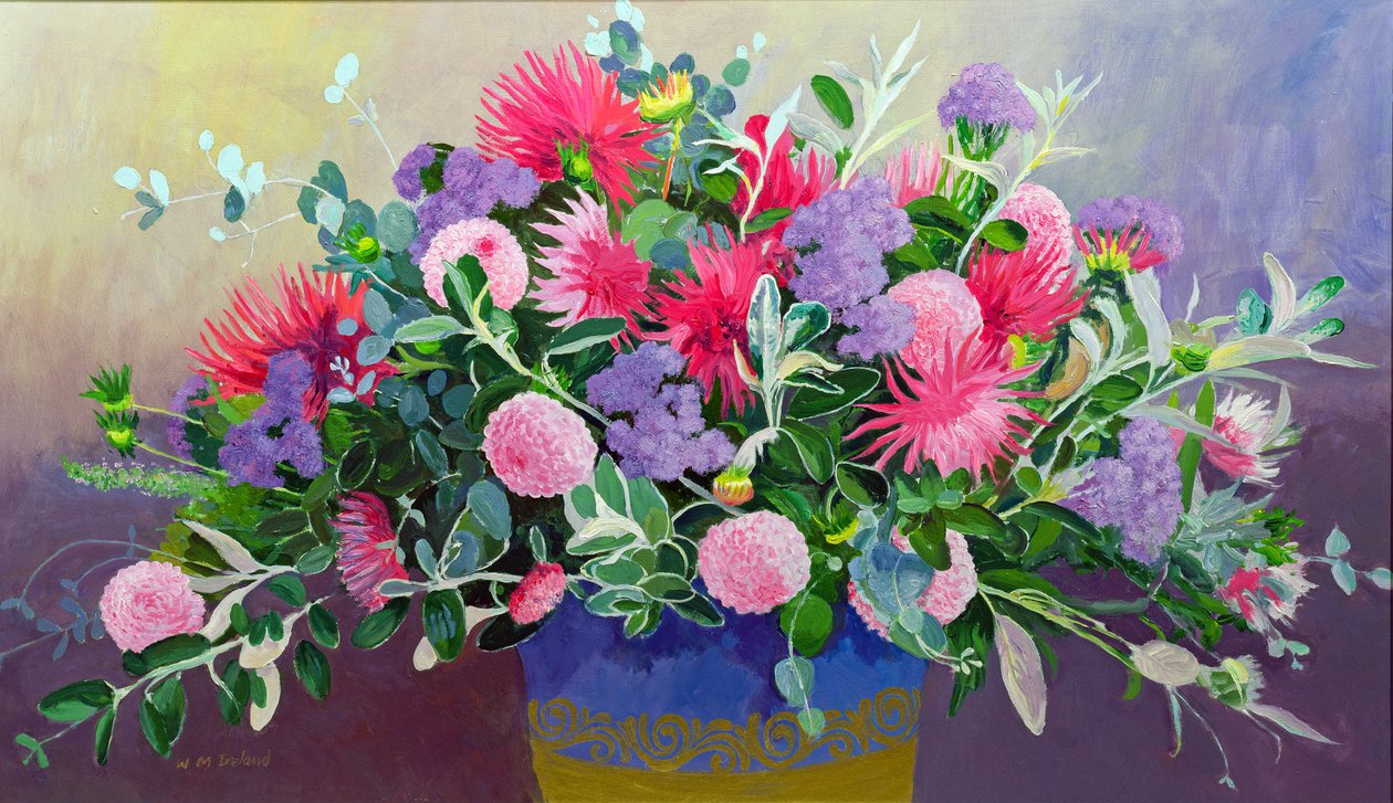Blomsterdisplay av William Ireland