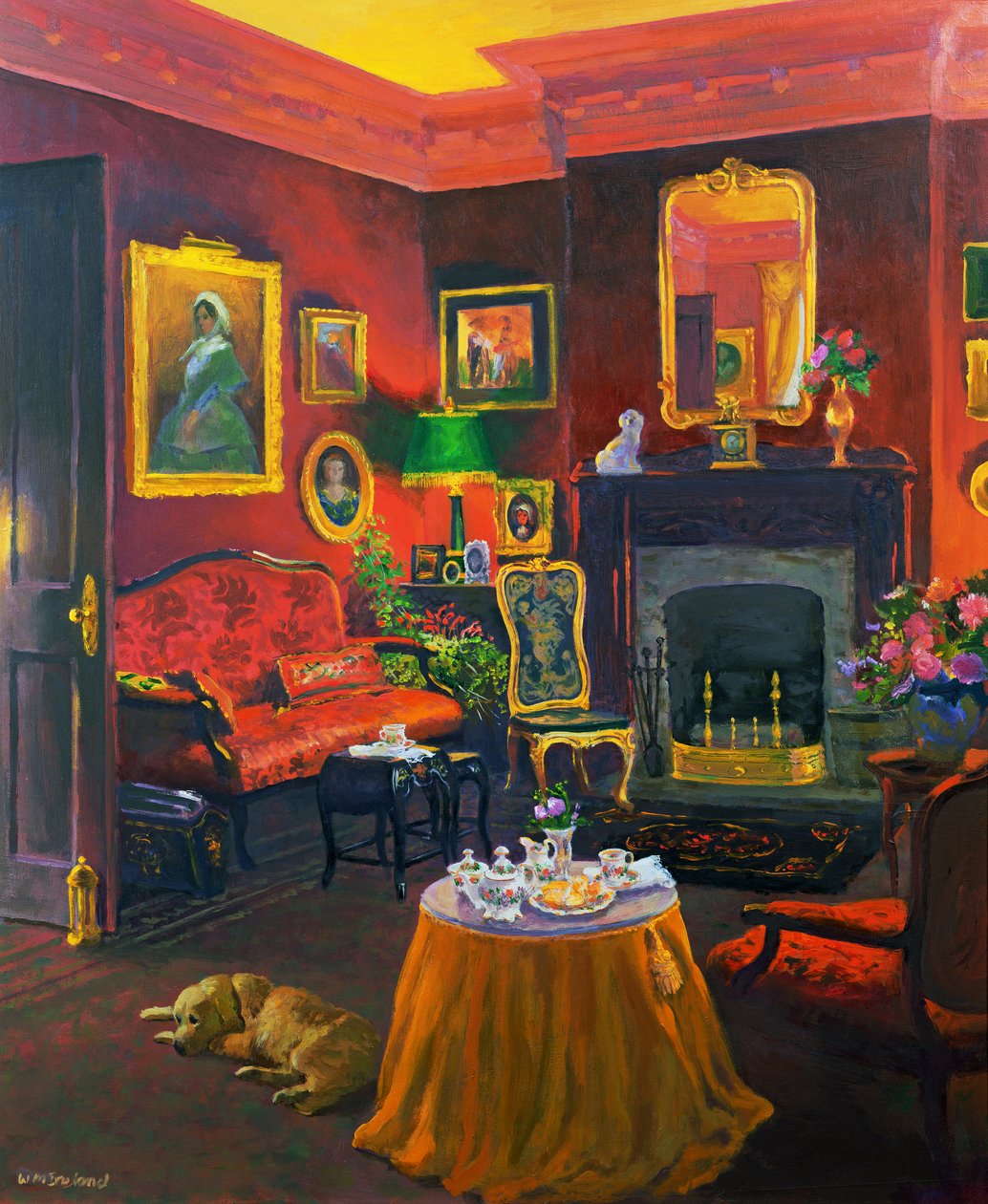 Rødt rom (viktoriansk stil) av William Ireland