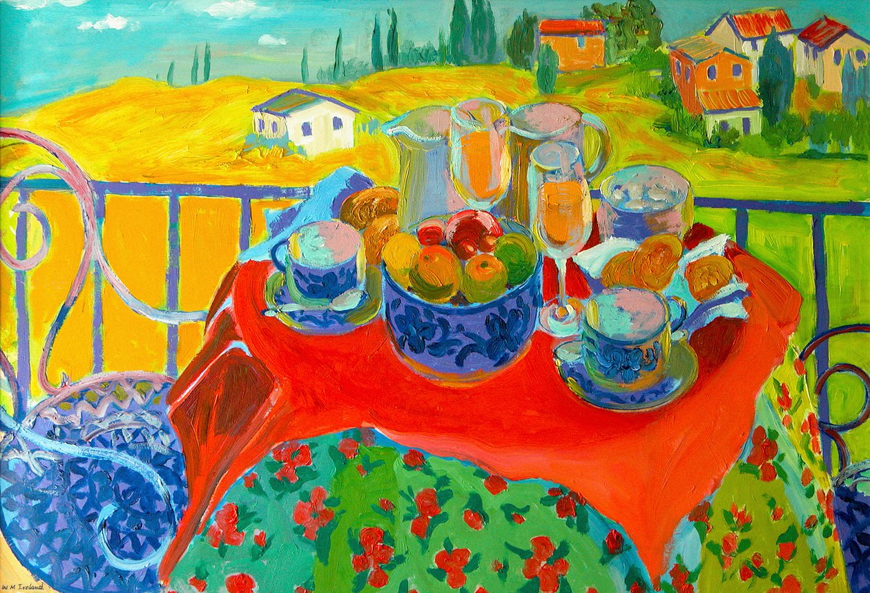 Toskansk terrasse av William Ireland