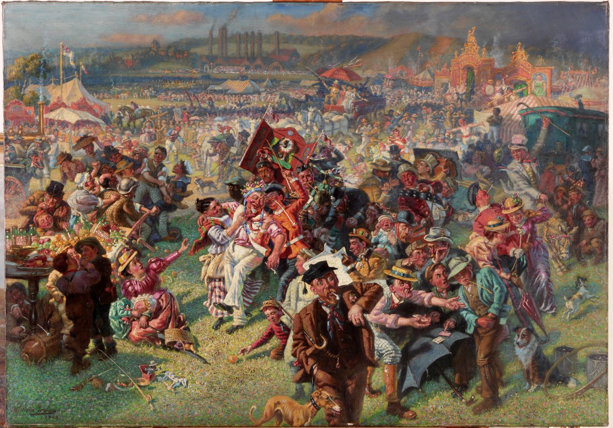 The Blaydon Races - A Study from Life, 1903 av William Irving
