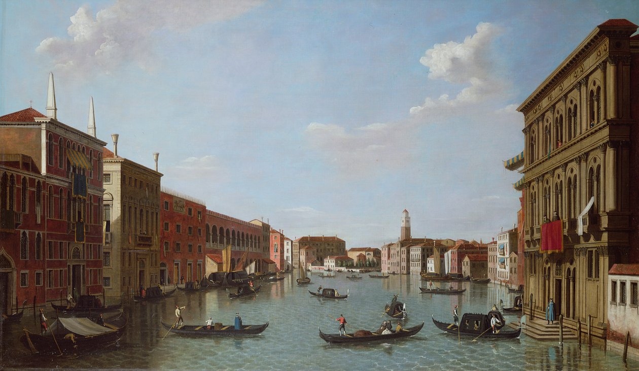 Canal Grande og San Geremia, Venezia, 1700-tallet av William James