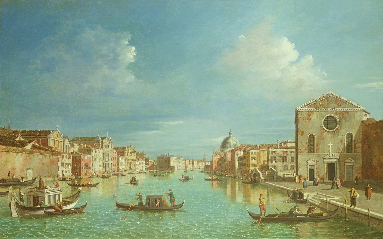 Venetiansk utsikt, 1700-tallet av William James