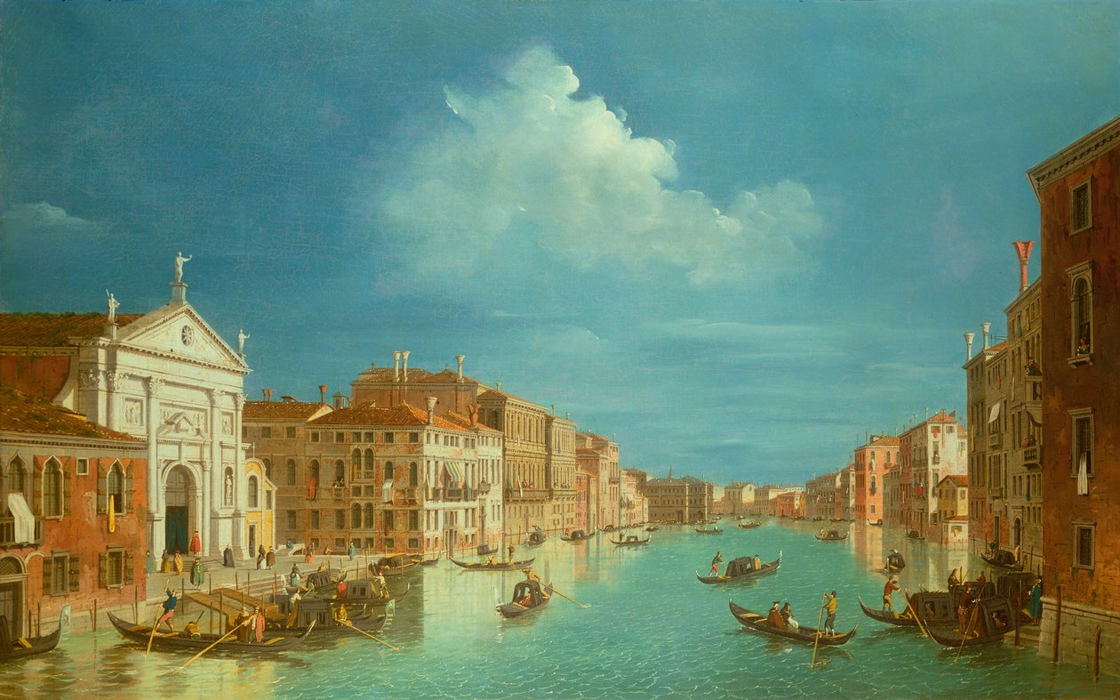 Venetiansk utsikt, 1700-tallet av William James