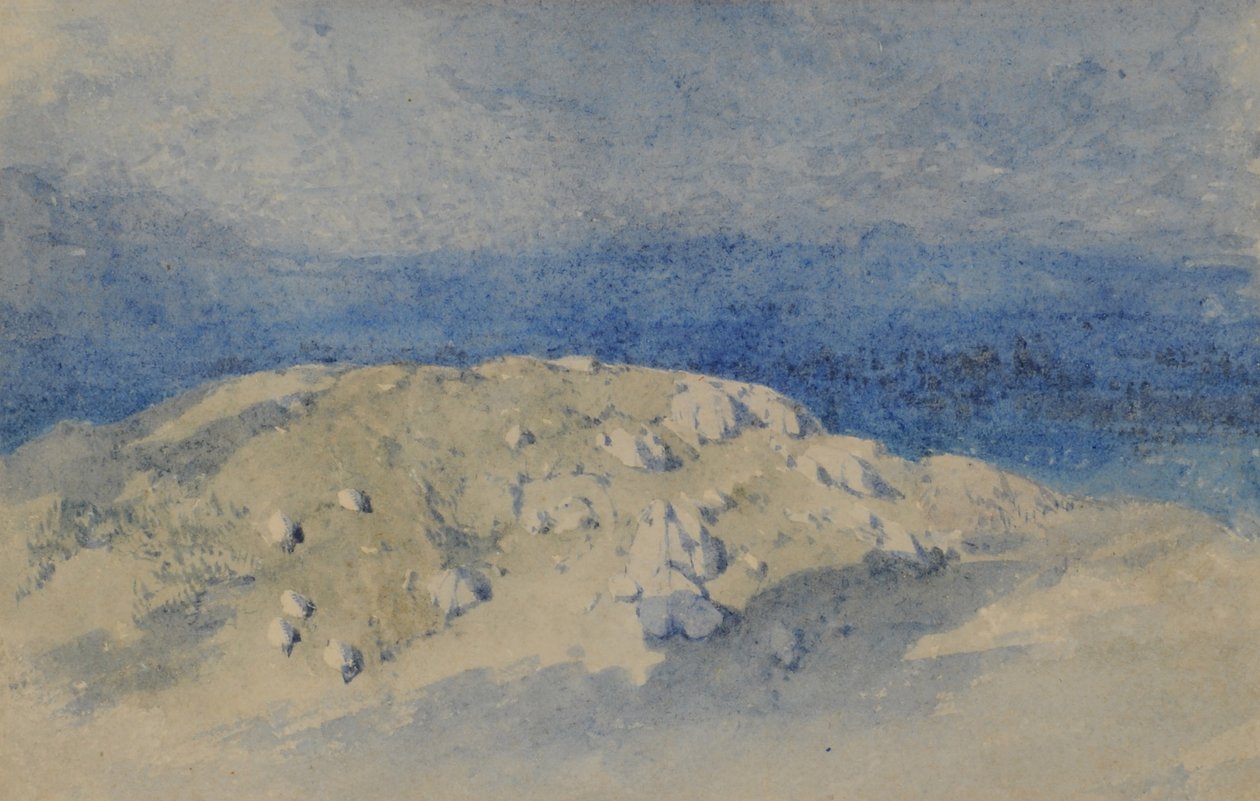 Hill Top, 1840-58 (wc på papir) av William James Blacklock