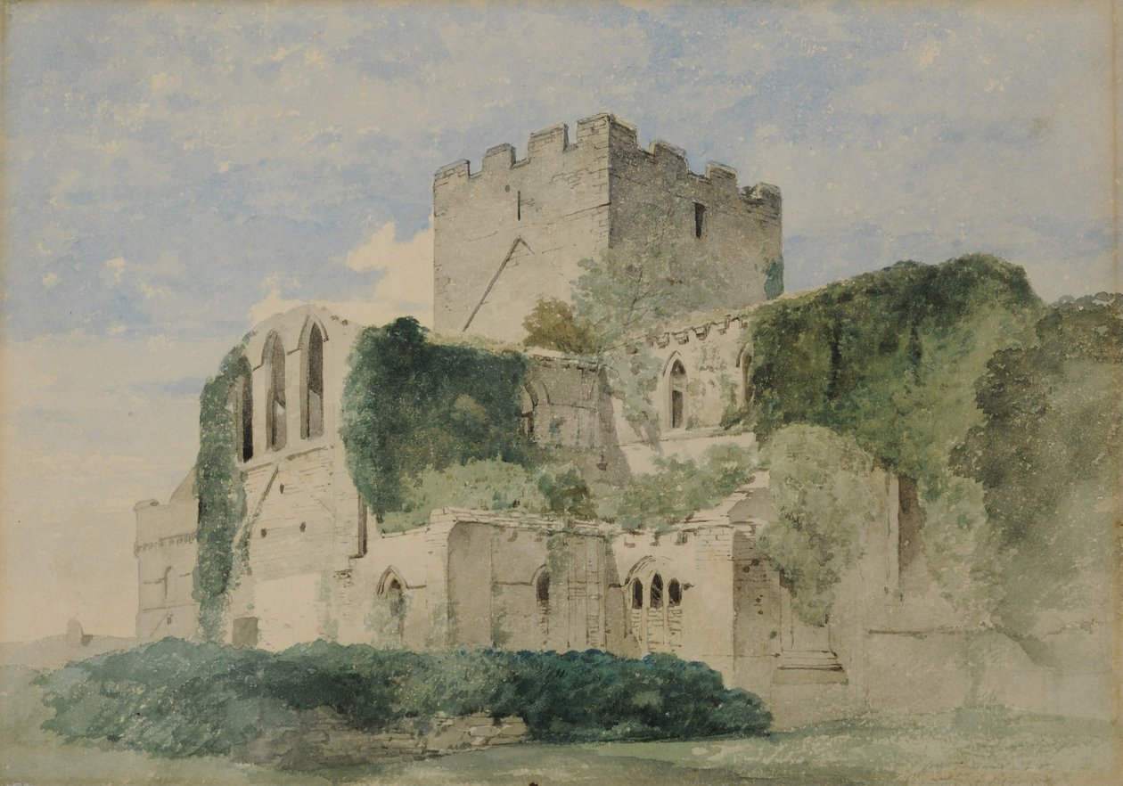 Lanercost Priory, 1850-58 (wc på papir) av William James Blacklock