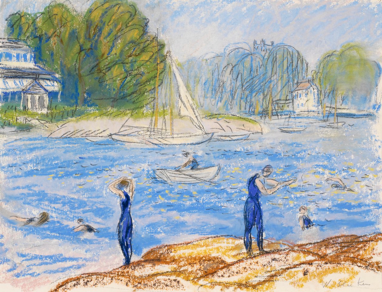 Bellport av William James Glackens