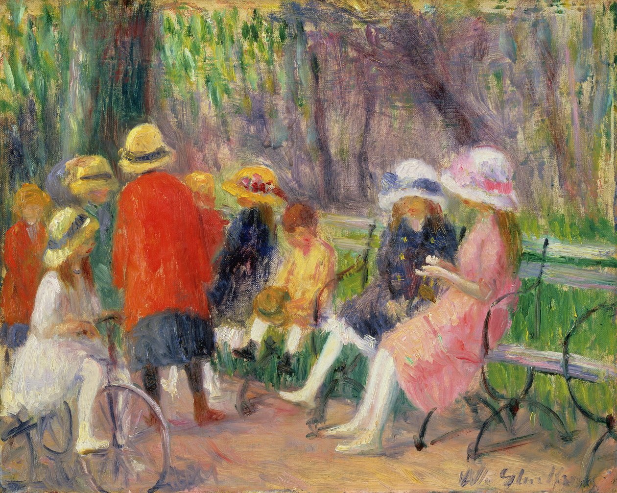 Barn i parken av William James Glackens