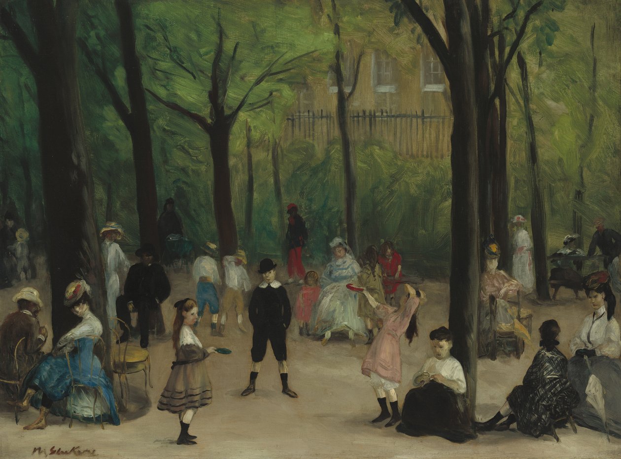 Luxembourghagen, 1906 av William James Glackens