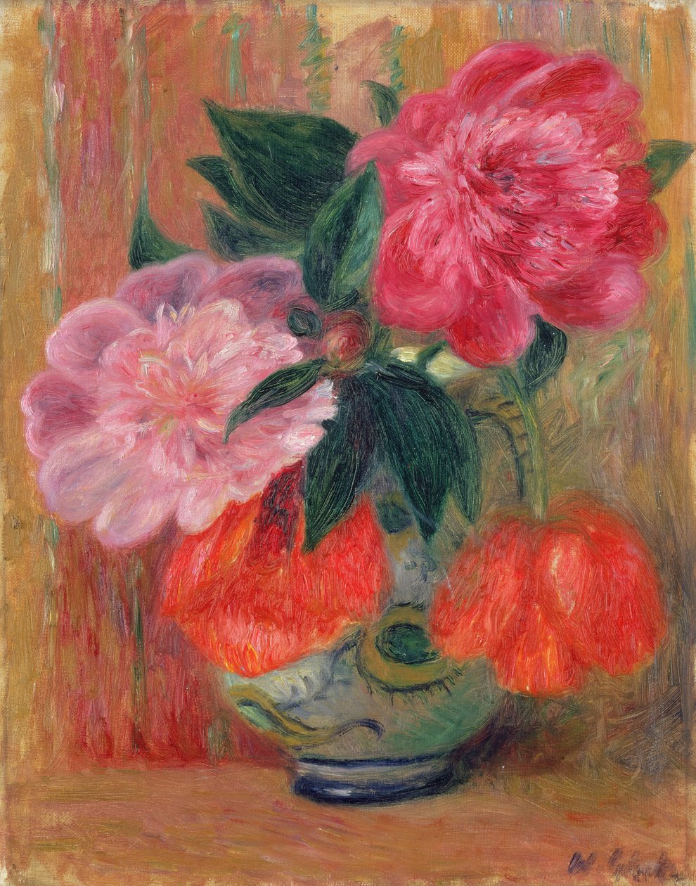 Valmuer og peoner av William James Glackens