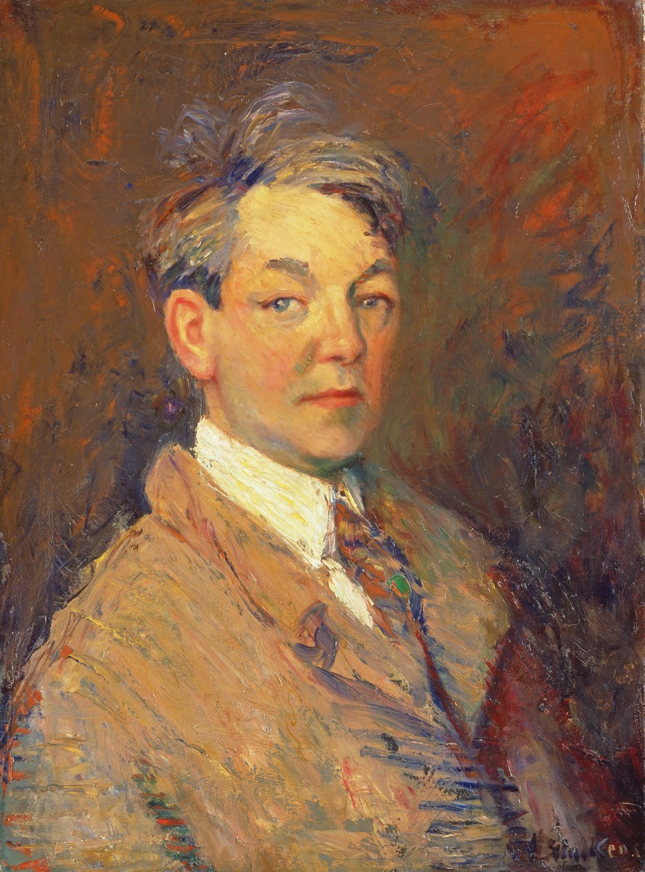 Portrett av kunstneren av William James Glackens