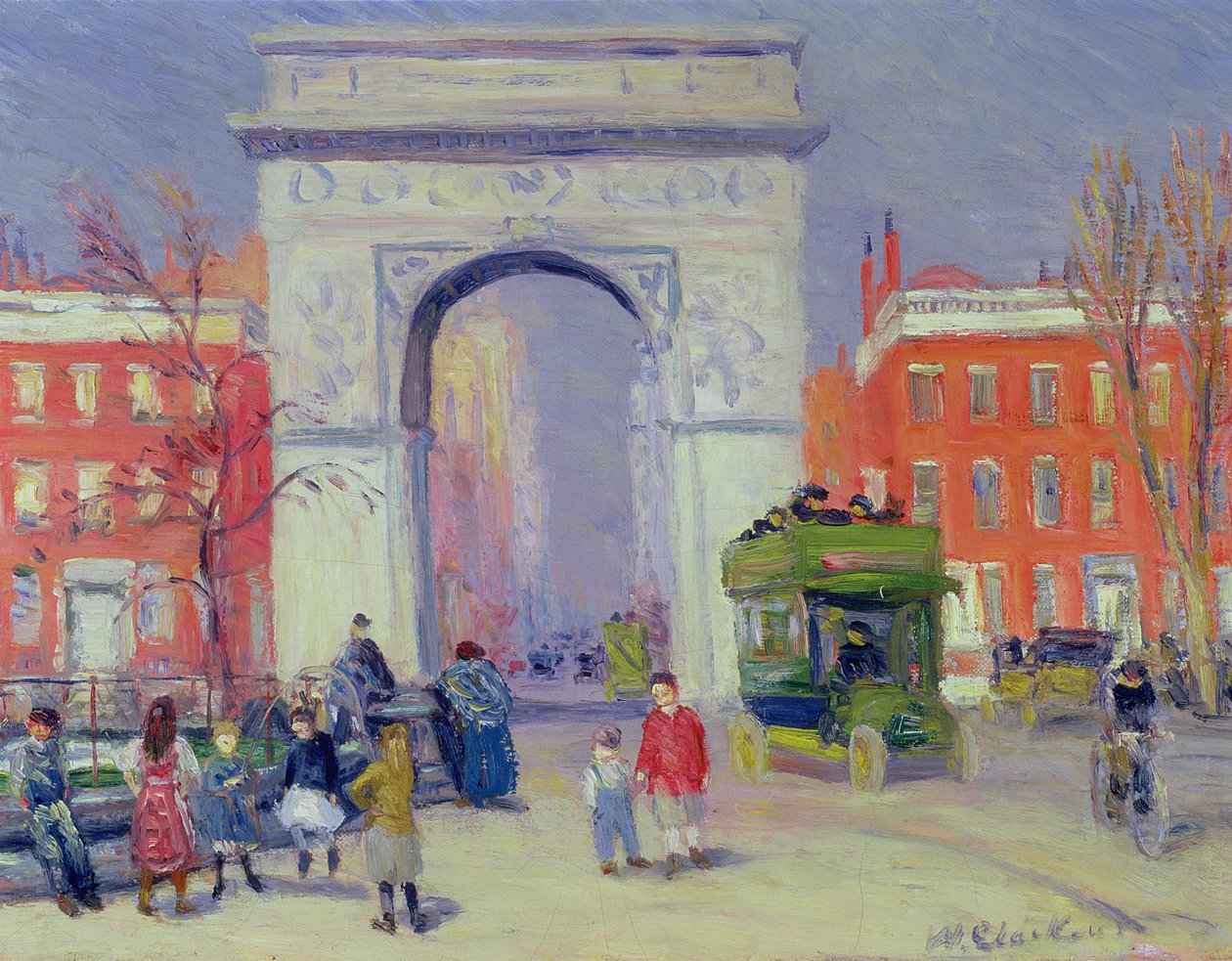 Washington Square Park, ca. 1908 av William James Glackens