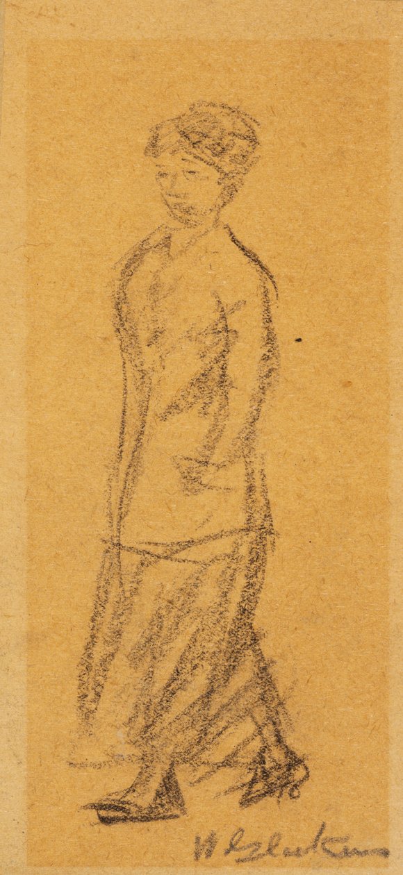 Kvinne går av William James Glackens
