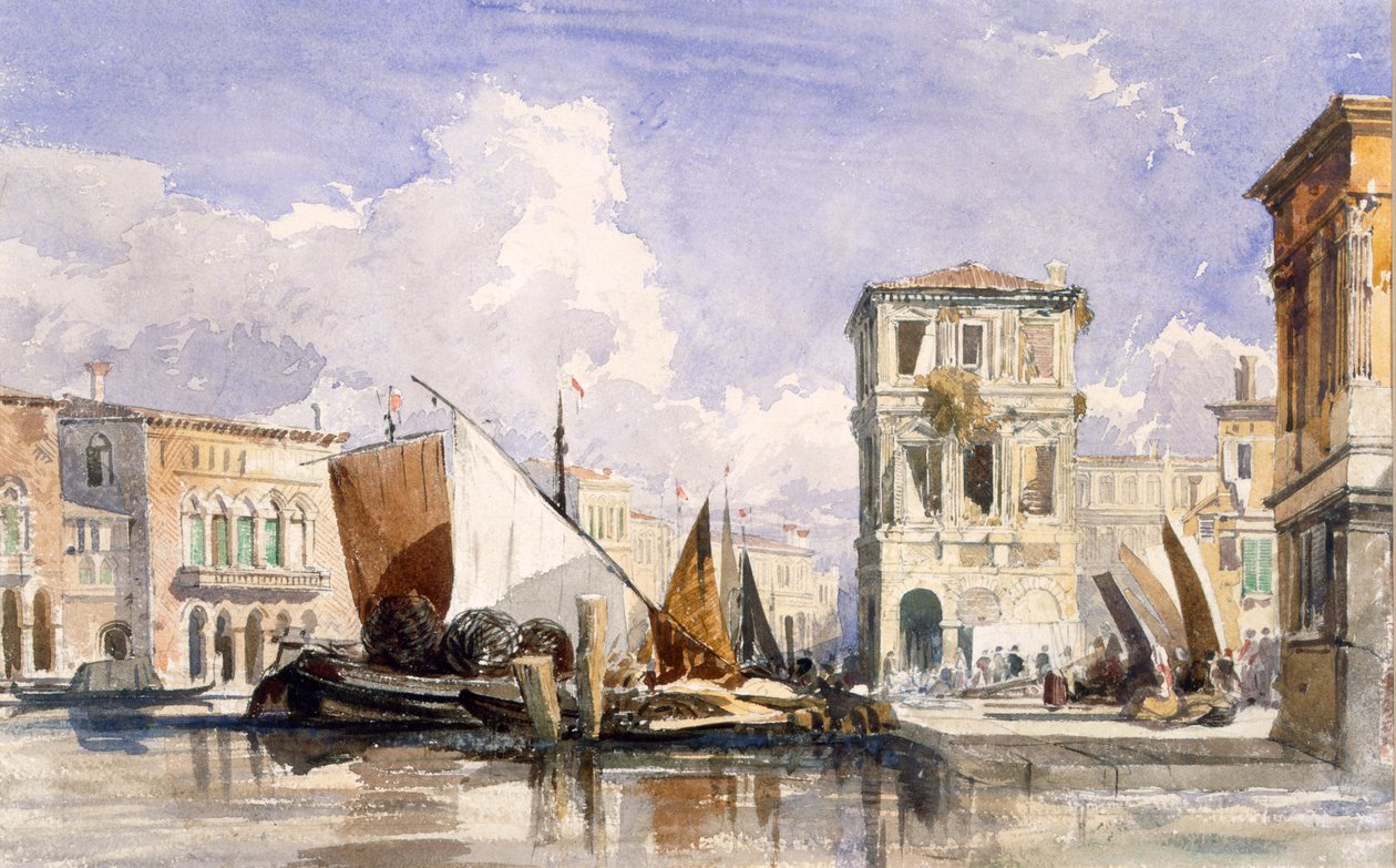 Venezia av William James Muller