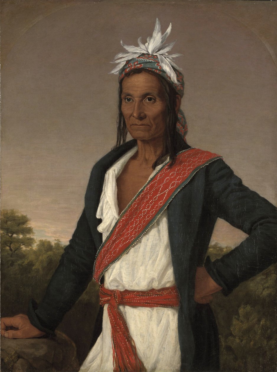Captain Cold, og Ut-ha-he, 1838 av William John Wilgus