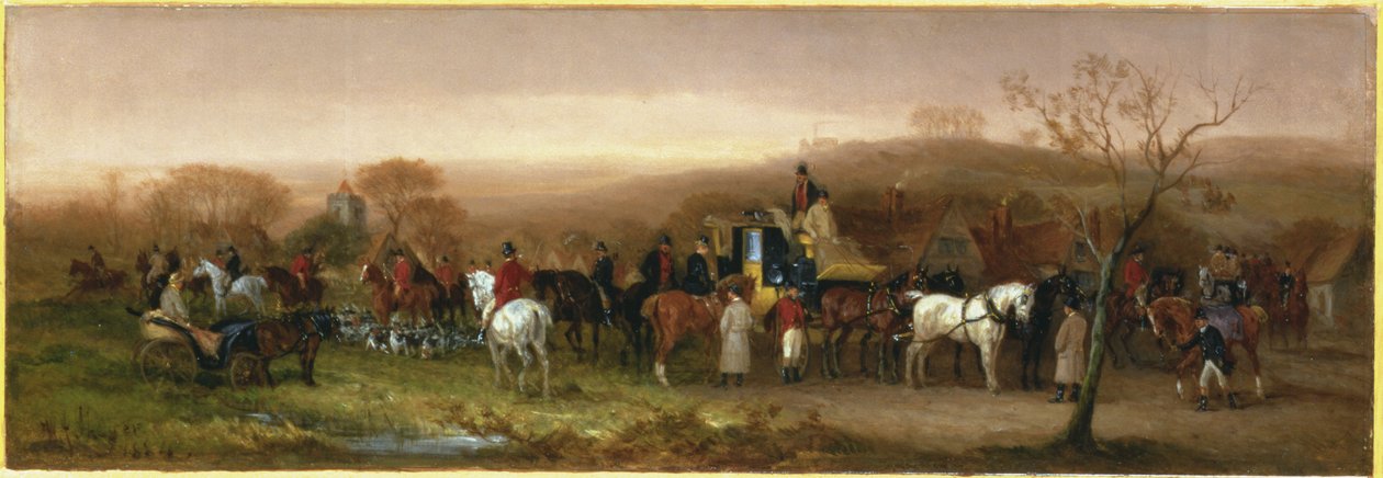 Møtet, 1884 av William Joseph Shayer