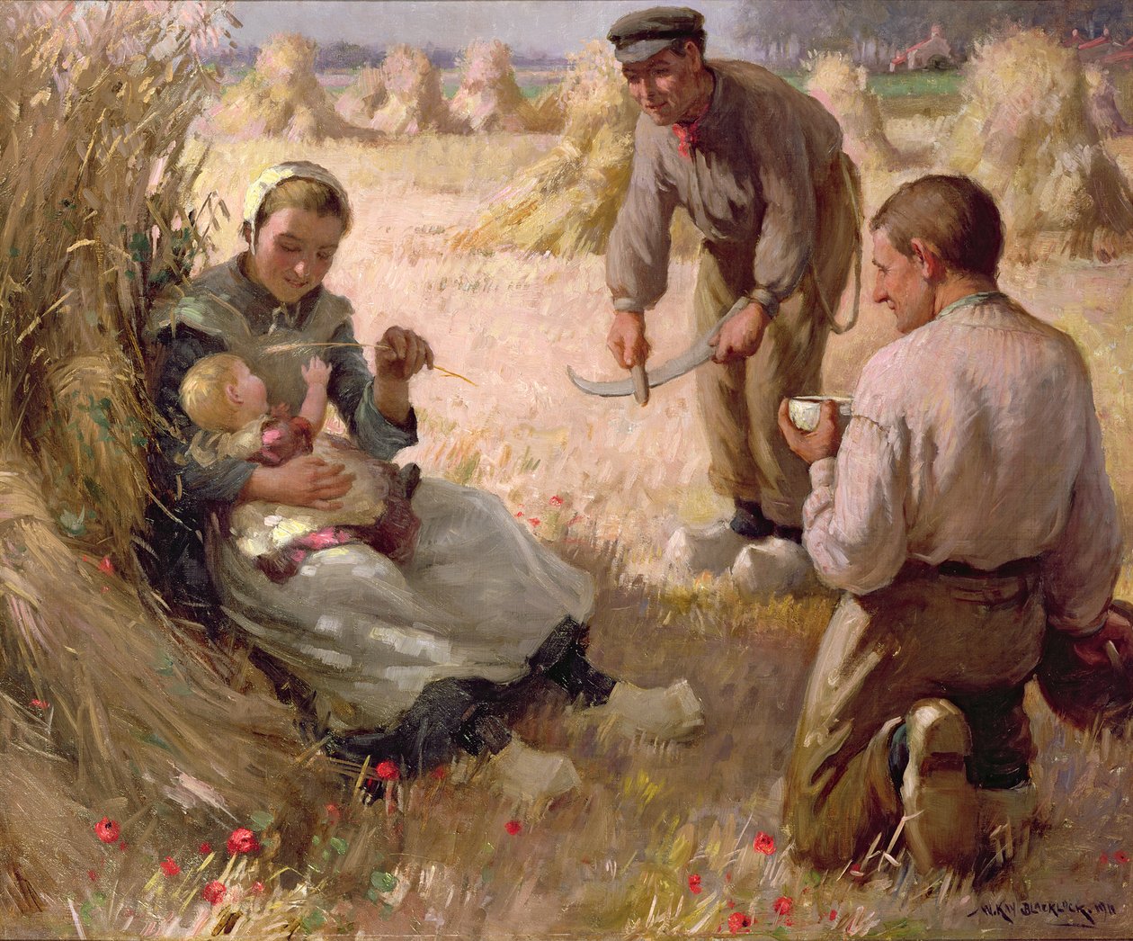 Et fanget publikum, 1911 av William Kay Blacklock