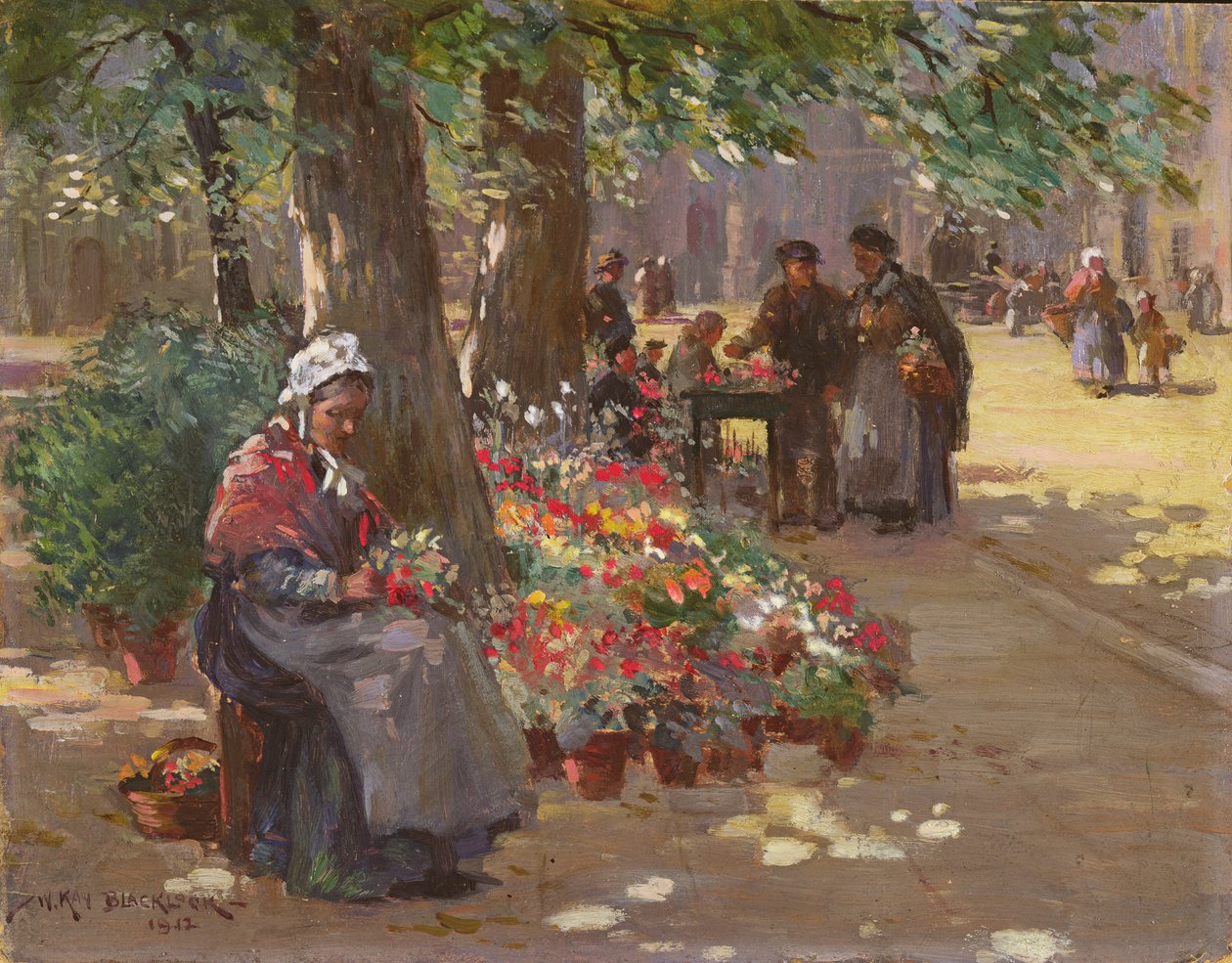 Blomsterselgeren, 1912 av William Kay Blacklock