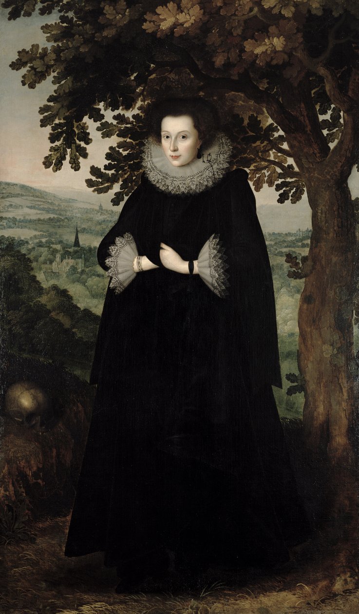 Anne Leighton, Lady St. John, ca. 1615 av William Larkin