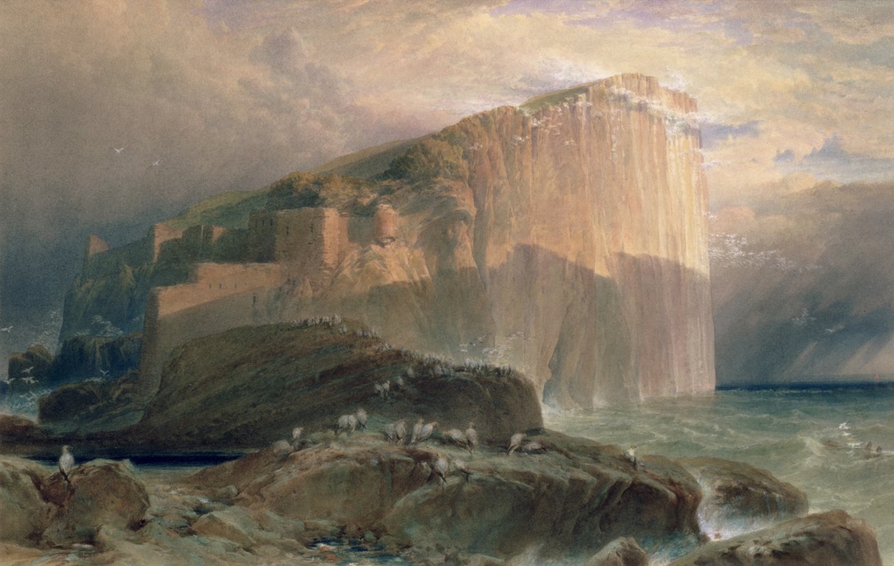 The Bass Rock, East Lothian, 1870 av William Leighton Leitch