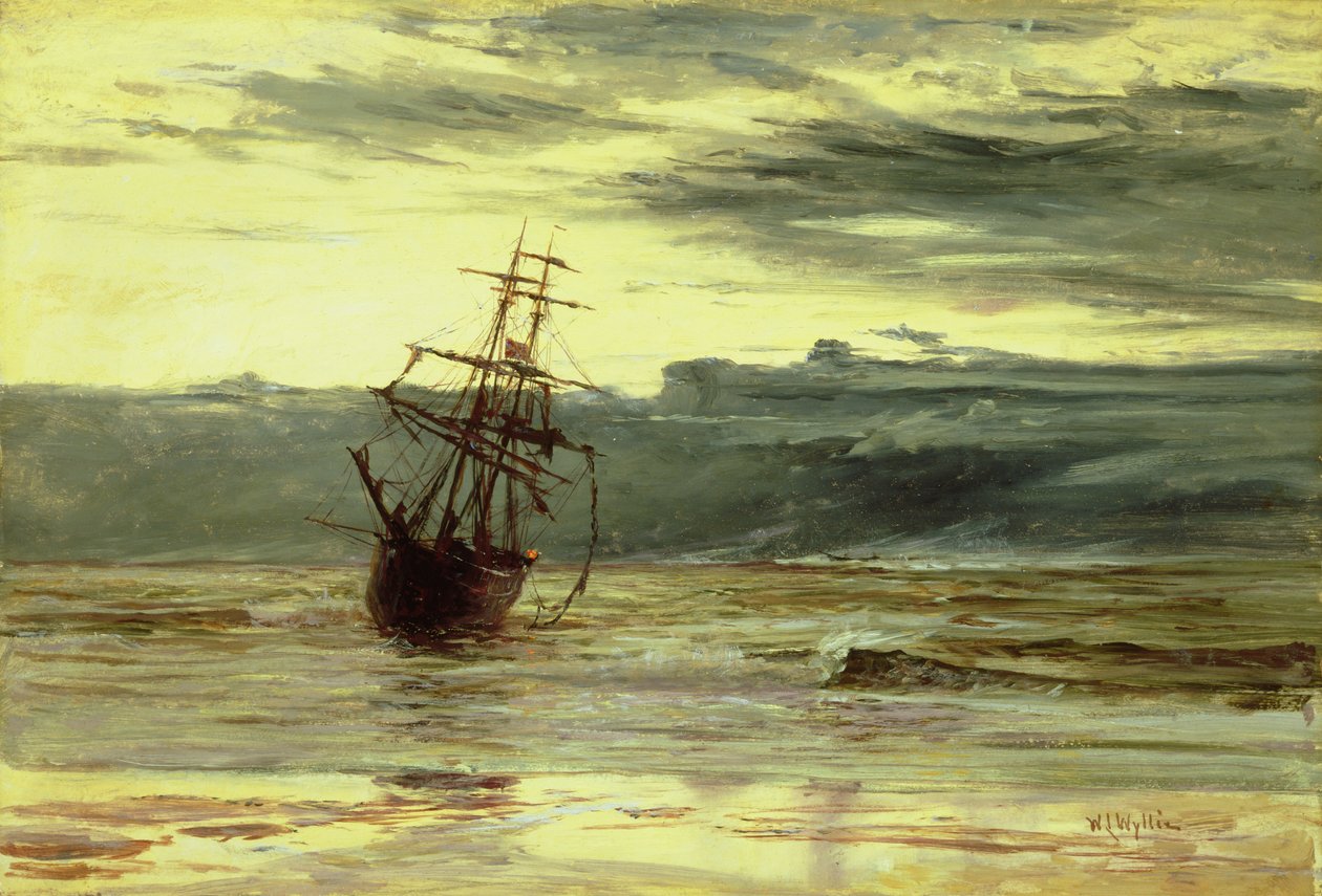 Daggry etter en storm av William Lionel Wyllie
