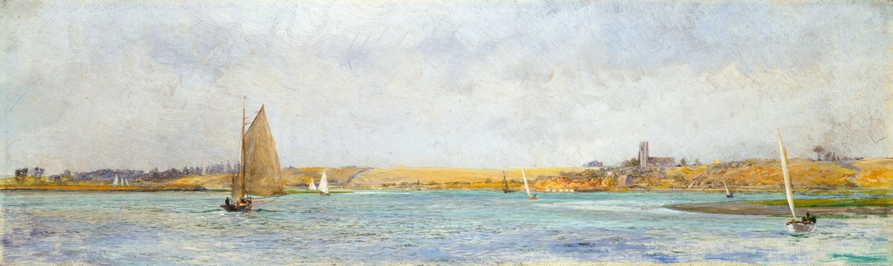Elven Deben ser mot Ramsholt av William Lionel Wyllie