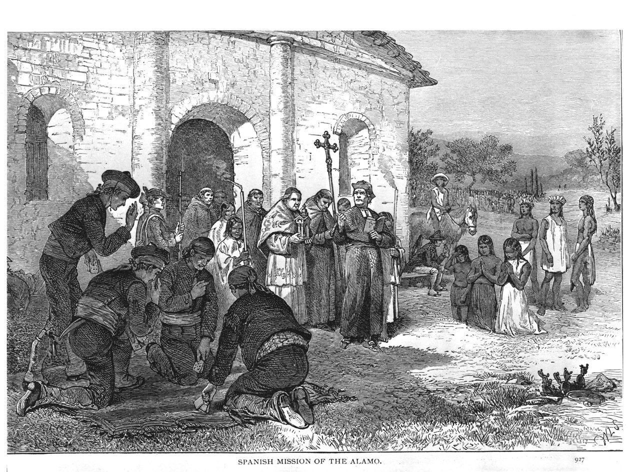 Spanish Mission of the Alamo, fra 