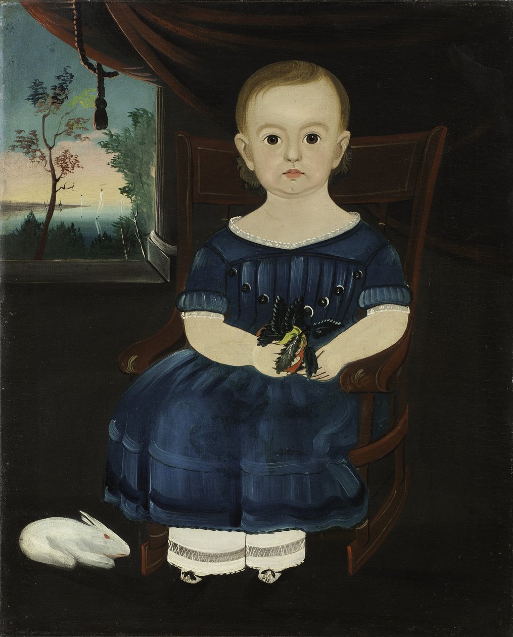 Barn med kanin, 1835 av William Matthew Prior