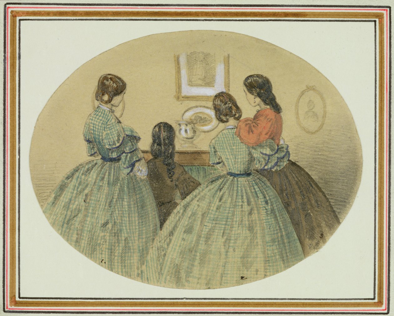 Figurer rundt et piano av William McConnell