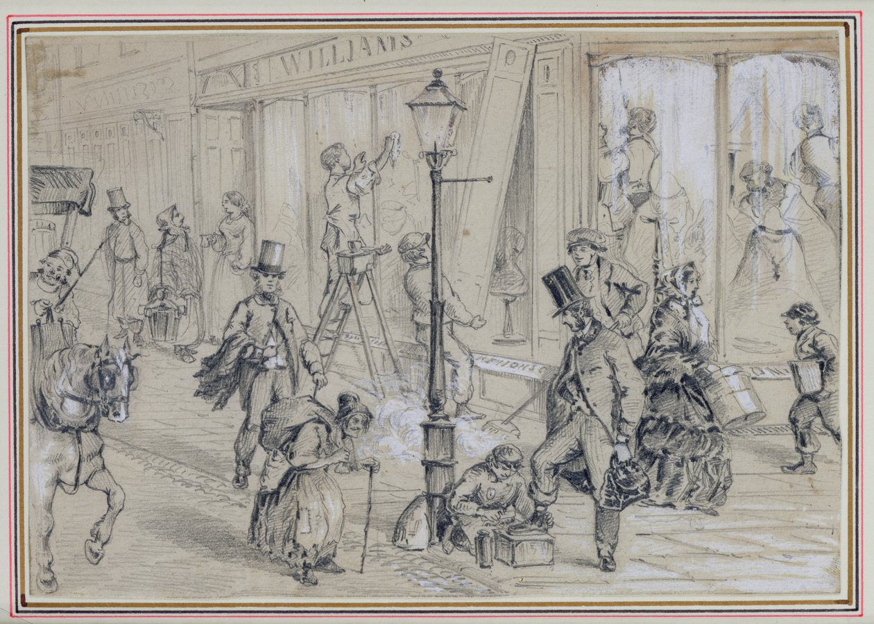 London Street Scene, illustrasjon til 