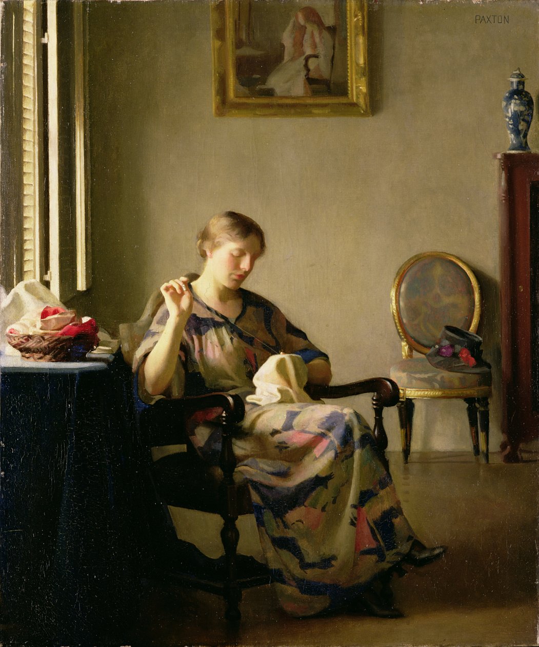 Kvinnesøm, ca. 1913 av William McGregor Paxton