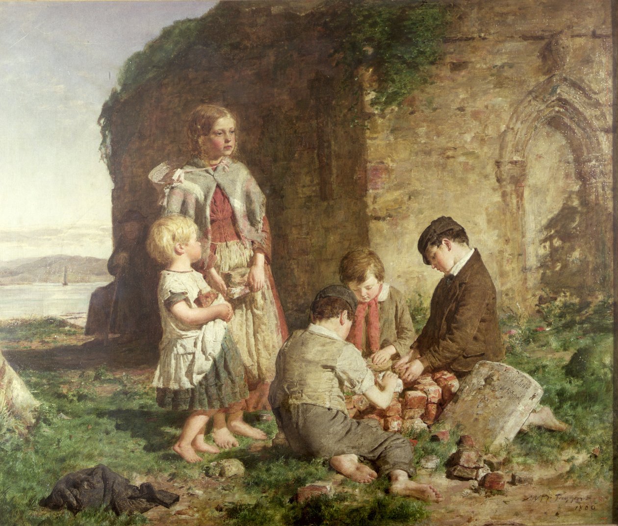 Fortid og nåtid, 1860 av William McTaggart
