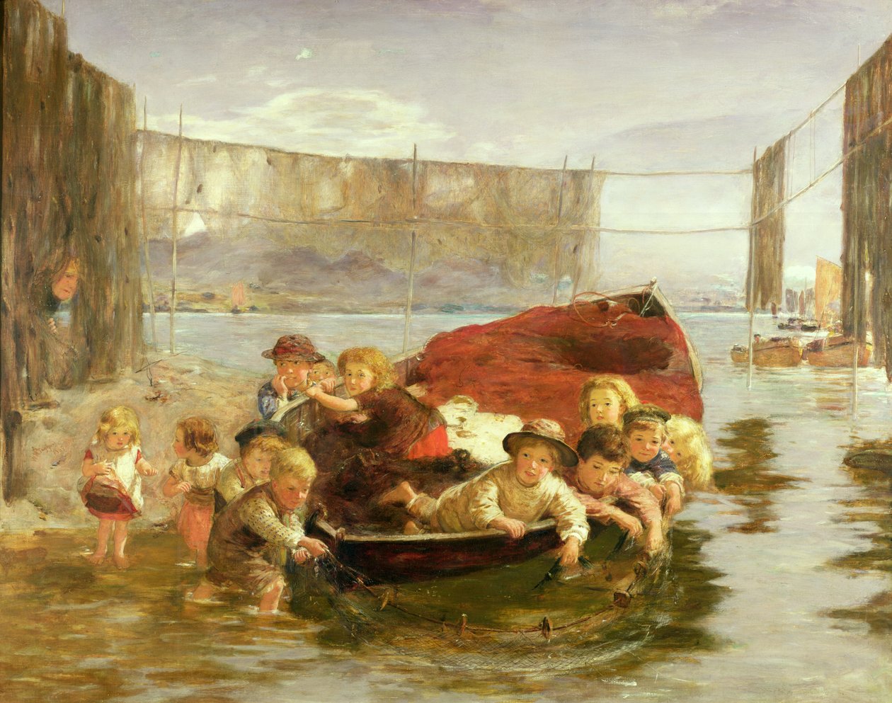 De unge trålerne av William McTaggart