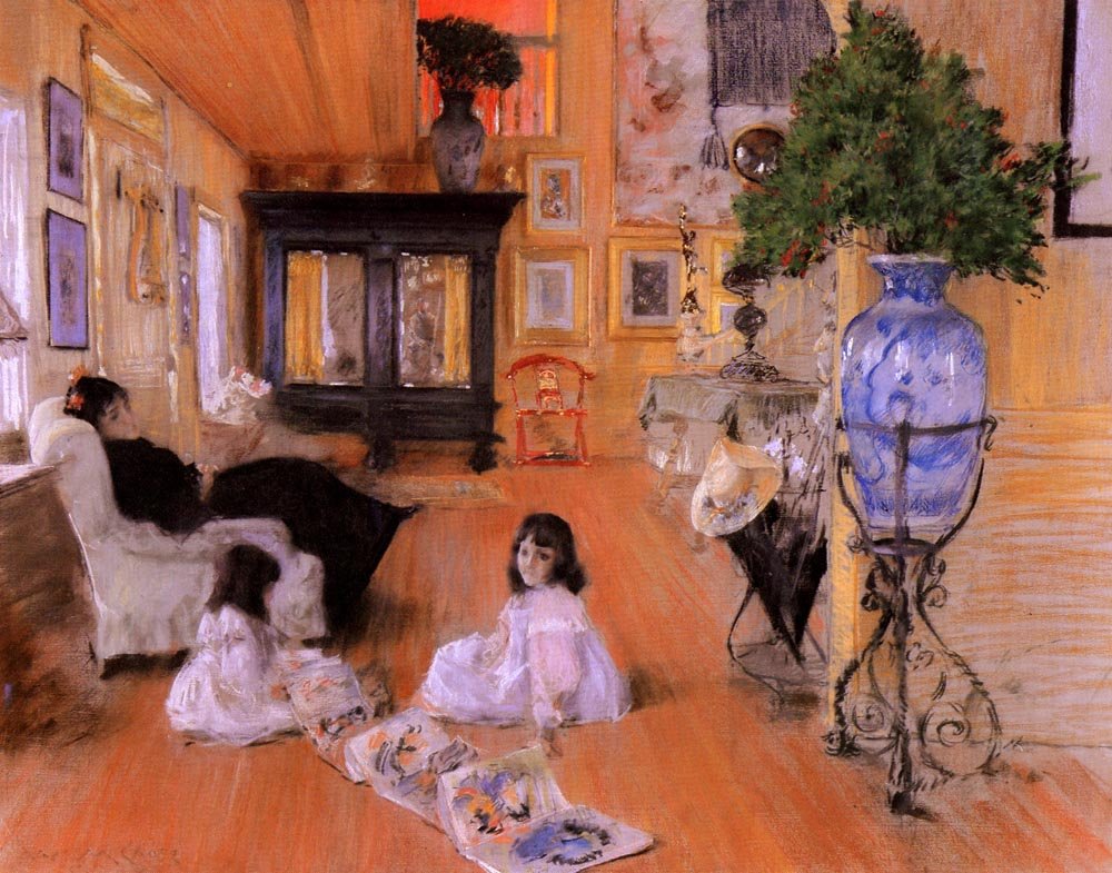 Hall på Shinnecockn av William Merritt Chase