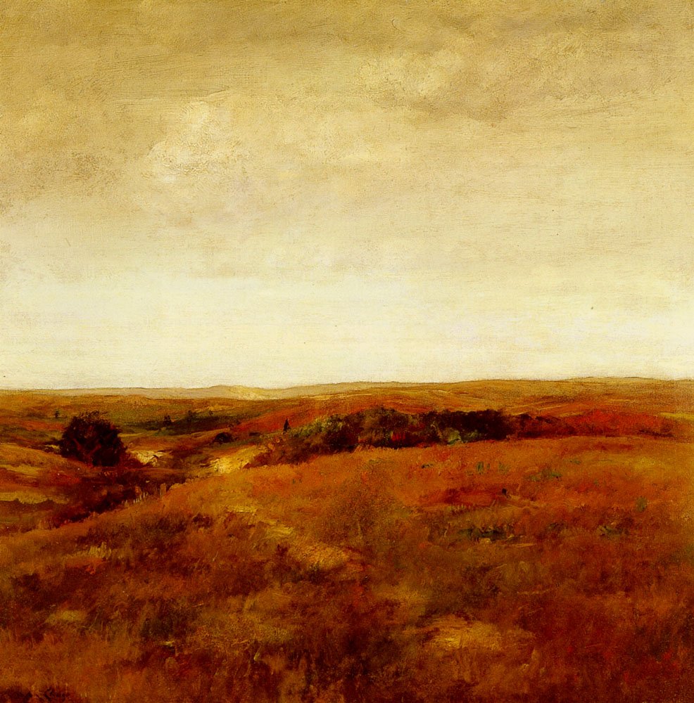 Oktober av William Merritt Chase