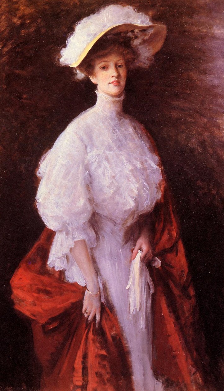 Portrett av frøken Frances av William Merritt Chase