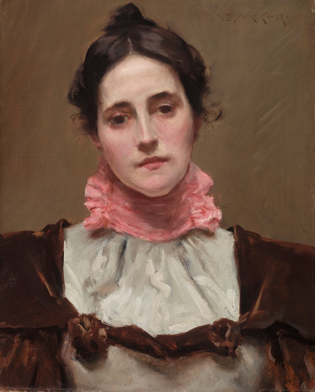 Mrs. William Merritt Chase, ca. 1890 av William Merritt Chase