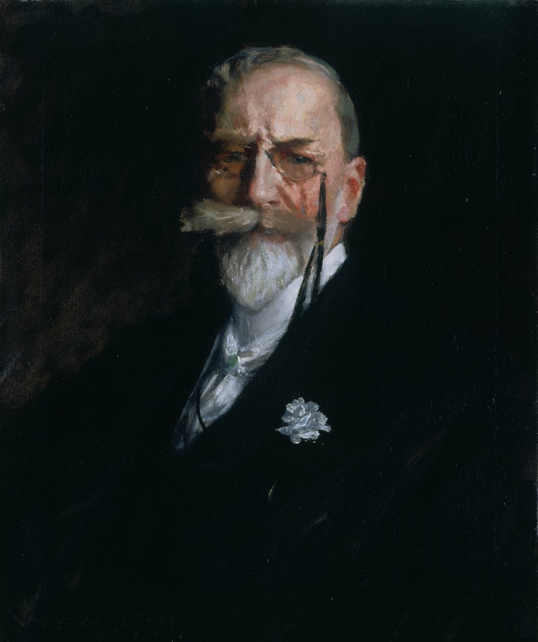 Selvportrett, ca. 1914 av William Merritt Chase