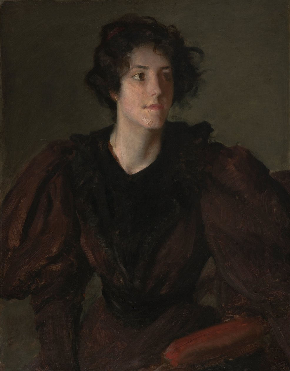 Studie av en ung kvinne av William Merritt Chase