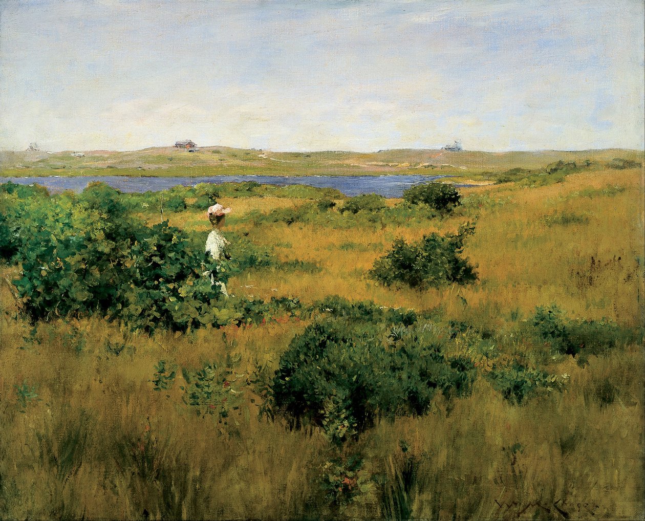 Sommer på Shinnecock Hills av William Merritt Chase