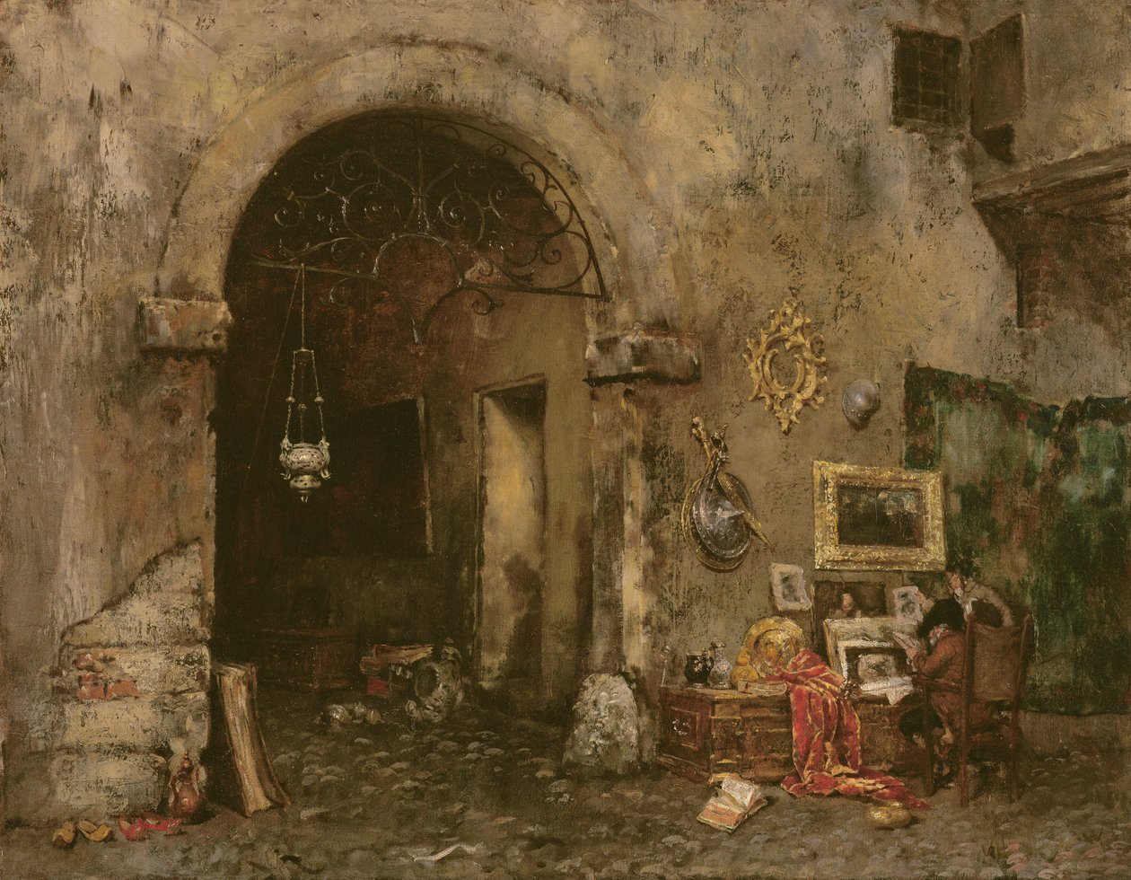 Antikvariet, 1879 av William Merritt Chase
