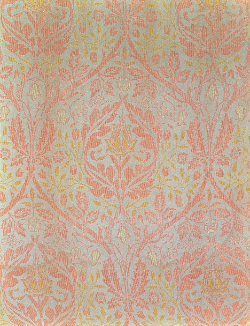 Golden Bough, designet 1888, produsert 1888-1917 (vevd silke og lin) av William Morris