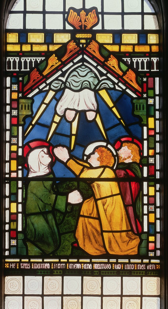 The Ascension, 1861 (farget glass) av William Morris