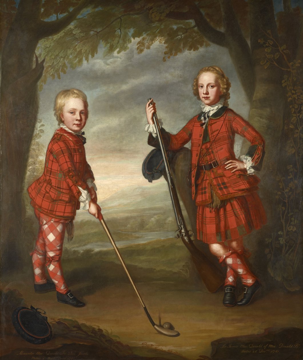 Sir James Macdonald og Sir Alexander Macdonald av William Mosman