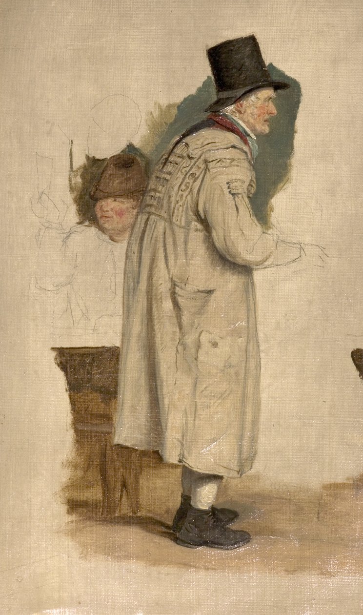 En gammel mann i en kittel av William Mulready