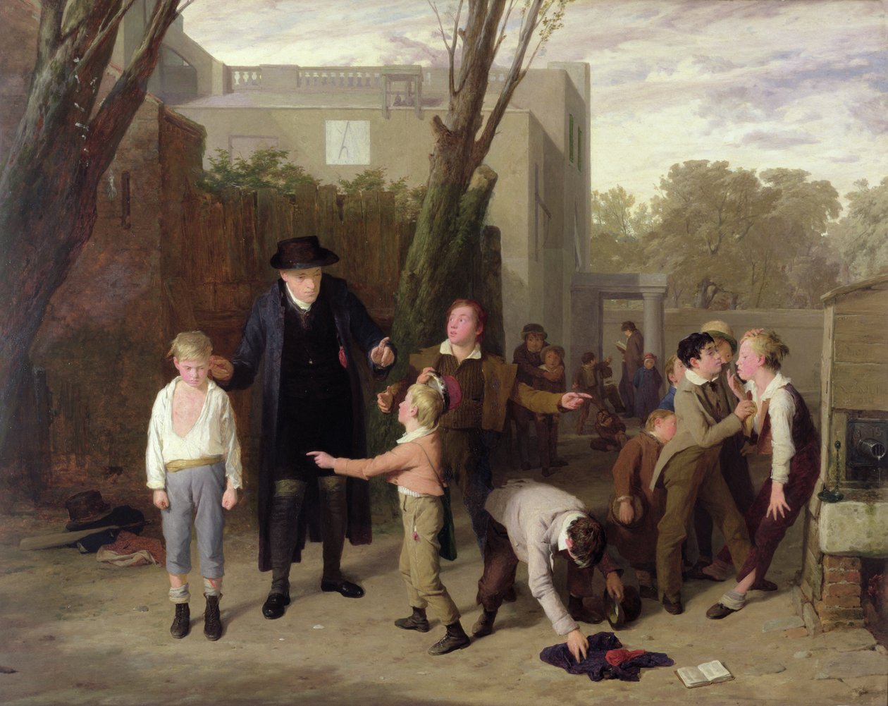 Kampen avbrutt, 1815-16 av William Mulready